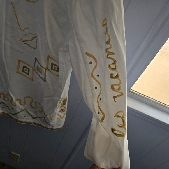 Valerie Lynn Vintage Jacket Size Small – Artwear, Face Print, 80s Surrealist - Picture 11 of 11